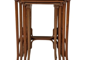 Vienna Secession Bentwood Nesting Tables by Michael Thonet for Thonet, 1900s